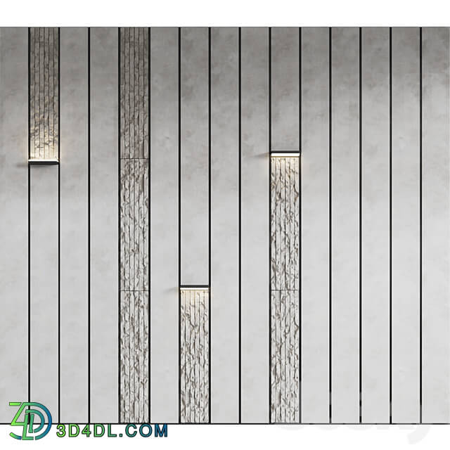 Decorative wall panels 5 3D Models