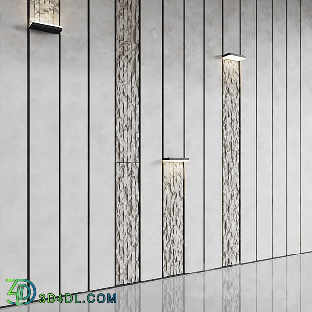 Decorative wall panels 5 3D Models