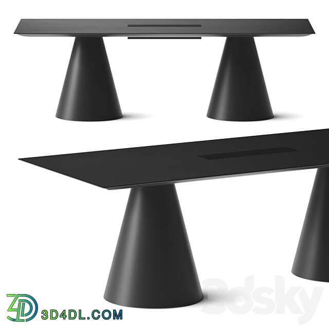 Pedrali Ikon Table Ikt Dining 3D Models
