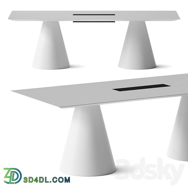Pedrali Ikon Table Ikt Dining 3D Models