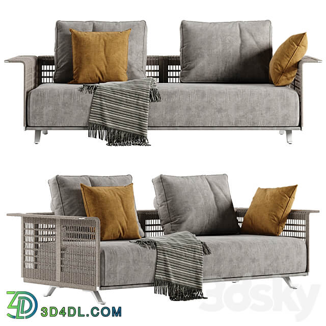 Poltrona Frau Solaria sofa 3D Models