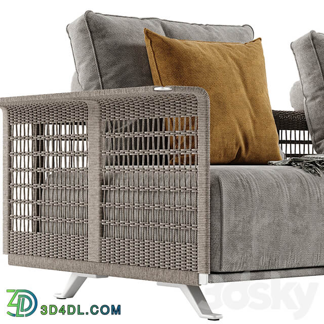 Poltrona Frau Solaria sofa 3D Models