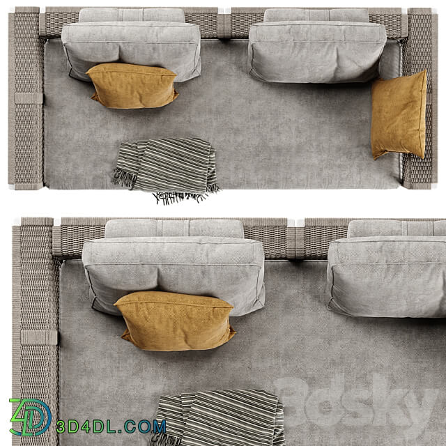 Poltrona Frau Solaria sofa 3D Models