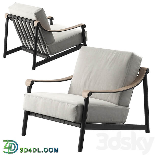 Hudson lounge chair 3D Models