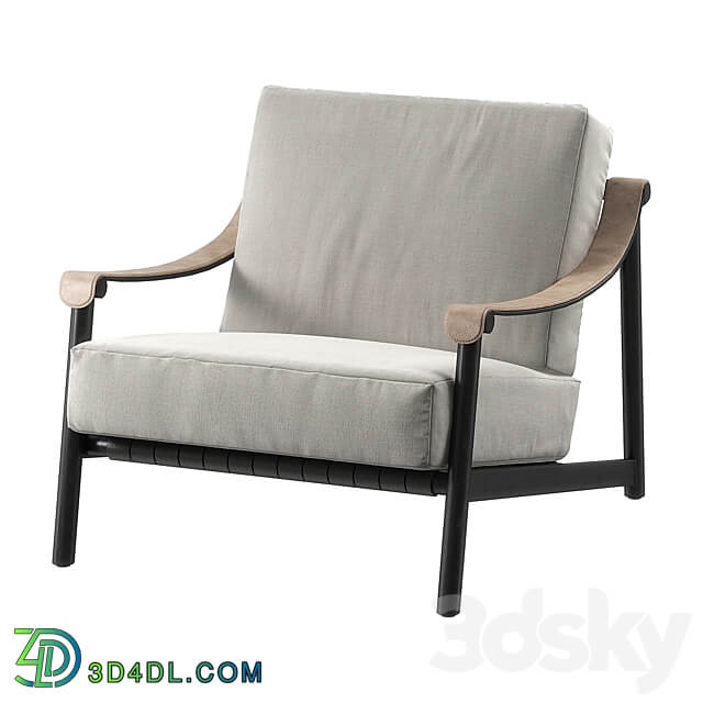 Hudson lounge chair 3D Models