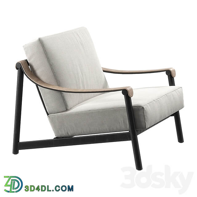 Hudson lounge chair 3D Models