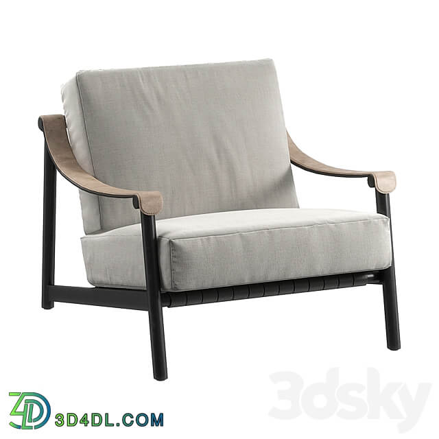 Hudson lounge chair 3D Models