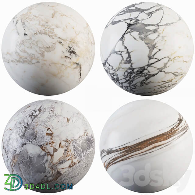 Collection Marble 61 3D Models