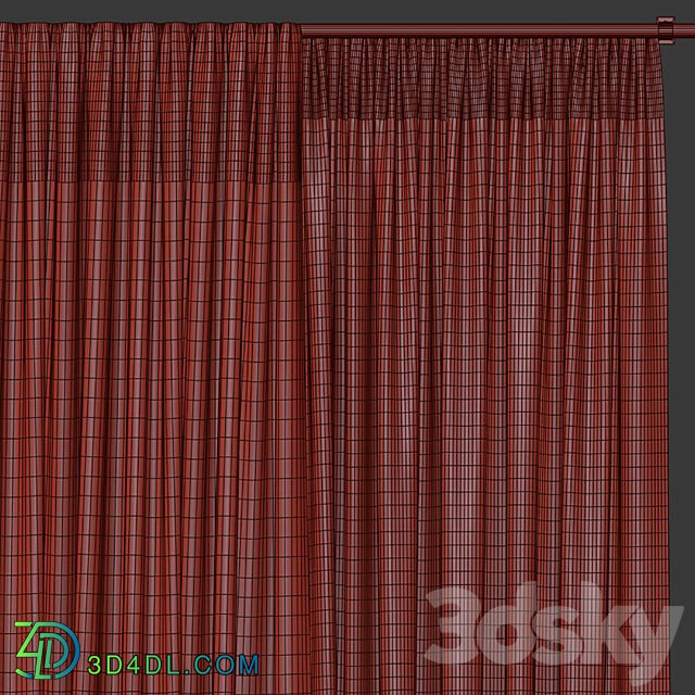 Curtain 100 3D Models