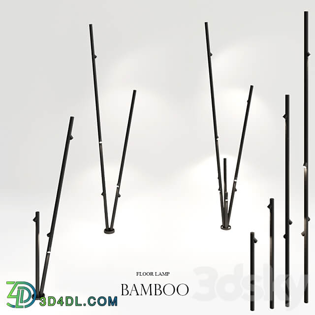BAMBOO floor lamp By Vibia 3D Models