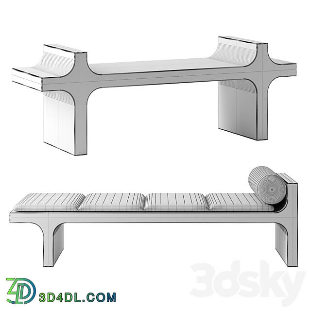 DHARMA bench by Baxter Other 3D Models