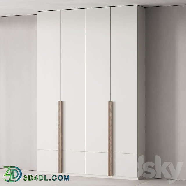170 cabinet furniture 02 minimal wardrobe cupboard 01 Wardrobe Display cabinets 3D Models