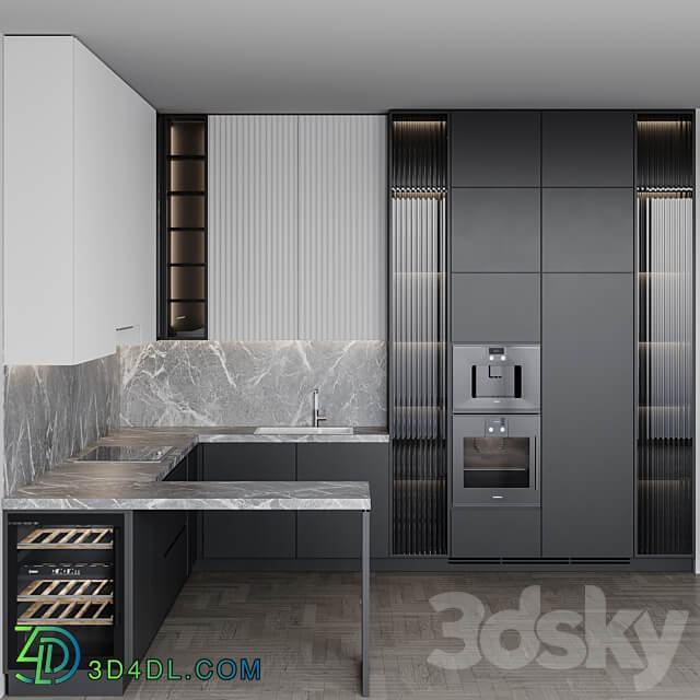 kitchen modern163 Kitchen 3D Models