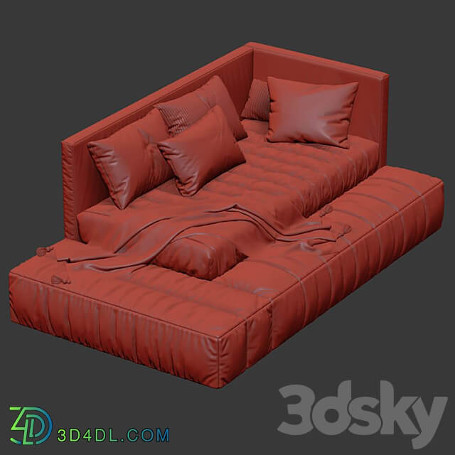 Sofa bed in modern style 260 3D Models