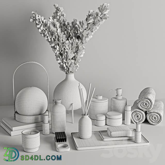 bathroom accessories 42 3D Models