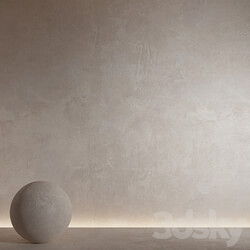 Decorative plaster. Seamless decorative plaster material Stone 3D Models 