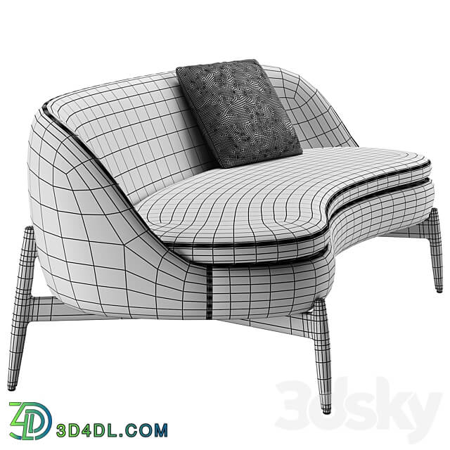 Sendai Sofa Minotti 3D Models