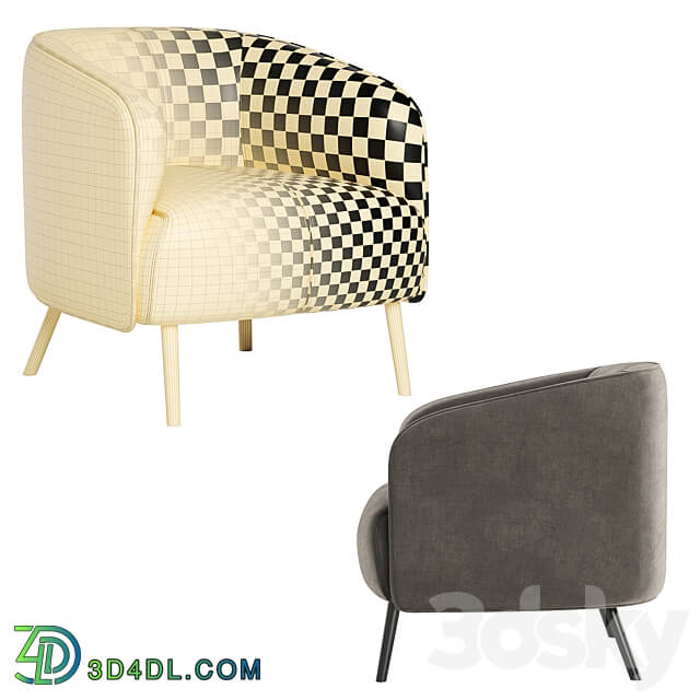 Amalfi Armchair 3D Models