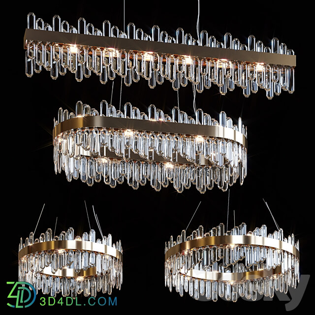 Pendant chandeliers VALERY by Lampatron Pendant light 3D Models