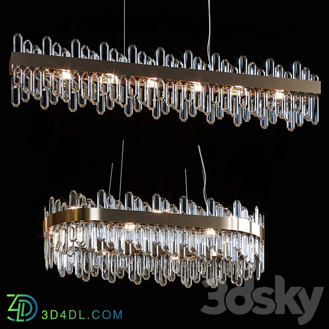 Pendant chandeliers VALERY by Lampatron Pendant light 3D Models