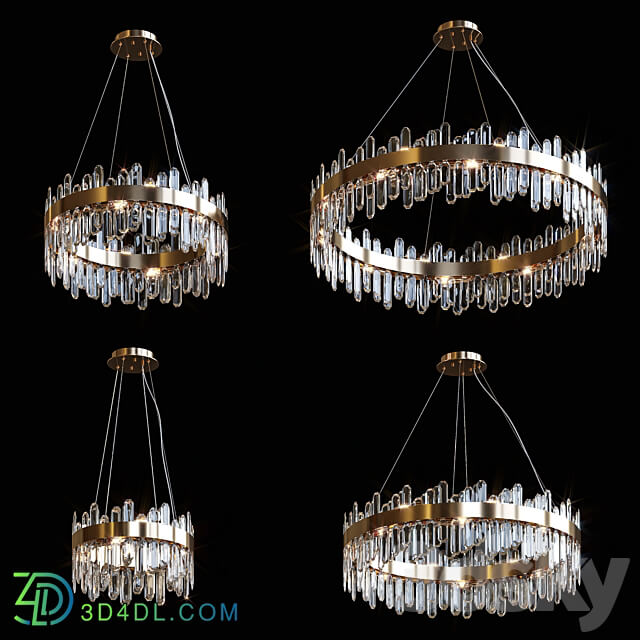 Pendant chandeliers VALERY by Lampatron Pendant light 3D Models