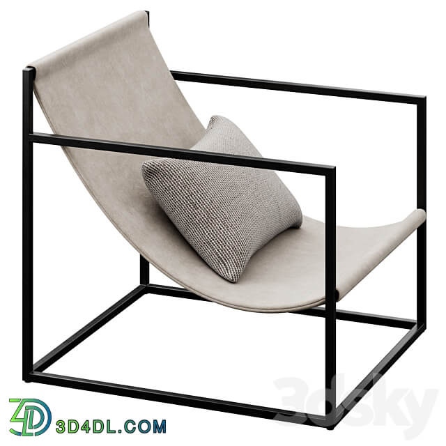 Lounge Sling Chair by FineRoomLiving 3D Models