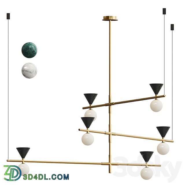 Aromas del Campo Oneta L Pendant Pendant light 3D Models