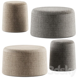 FUNGO Upholstered Pouf by Grado Design Pouf 3D Models 