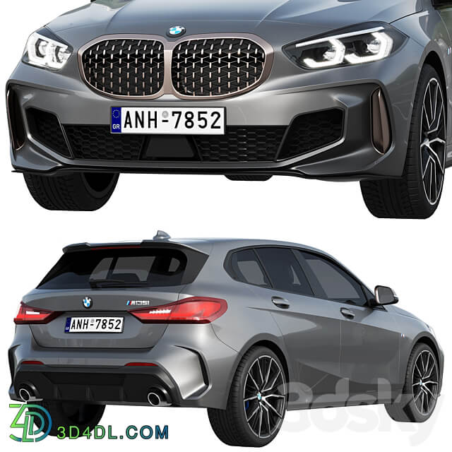 BMW M135i 2022 3D Models