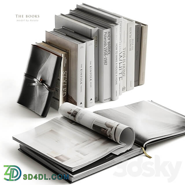 The books 3D Models