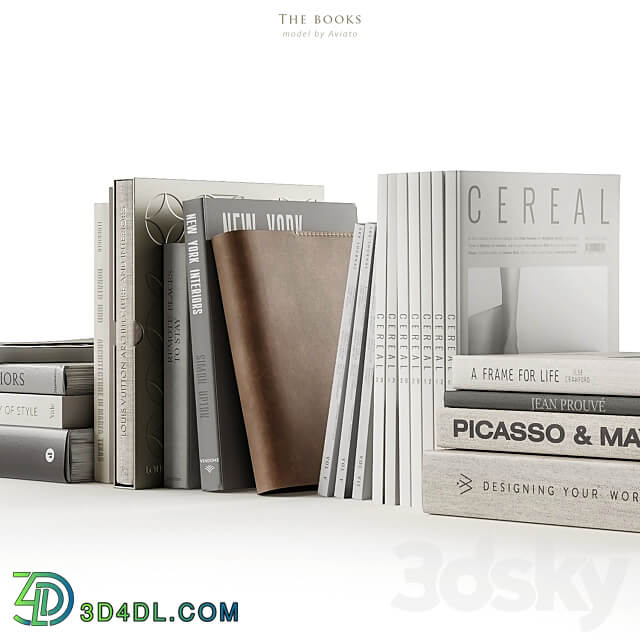 The books 3D Models