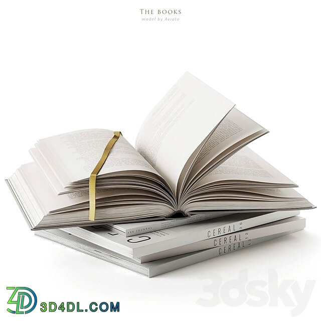 The books 3D Models