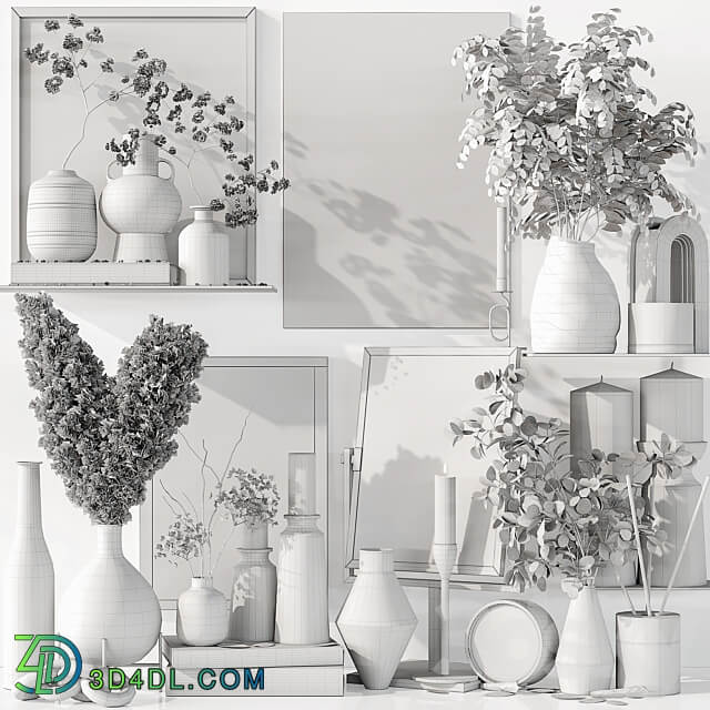 Decorative Set 127 3D Models