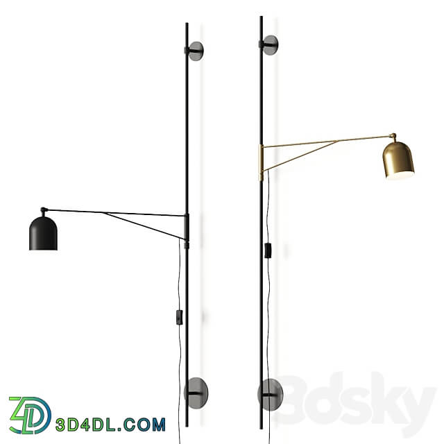 Karakter Awkward Light Wall Lamp 3D Models