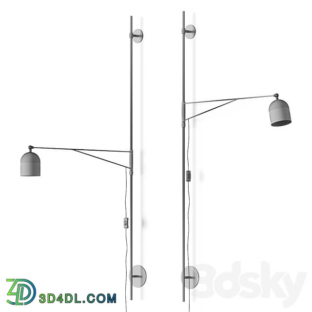 Karakter Awkward Light Wall Lamp 3D Models