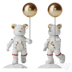 astronaut bear 3D Models 