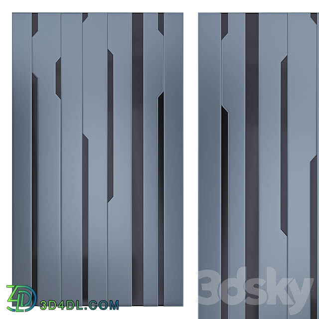 Wall panels Utopia by Store 54 3D Models