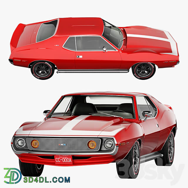 AMC AMX SST 1973 3D Models