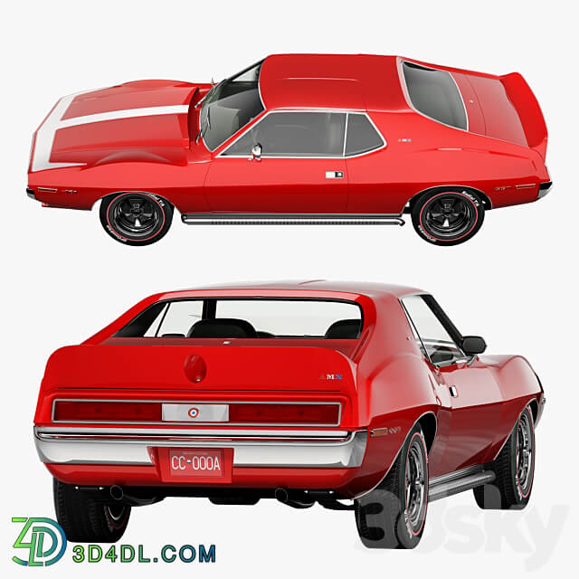 AMC AMX SST 1973 3D Models