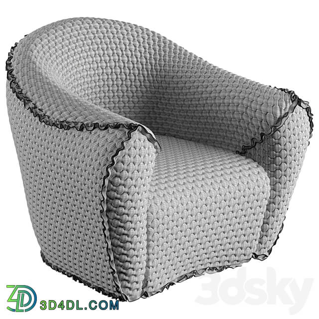 Poltrona Panna Chair 3D Models