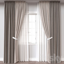 Curtain A166 3D Models 