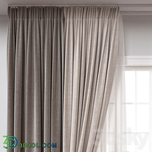 Curtain A166 3D Models