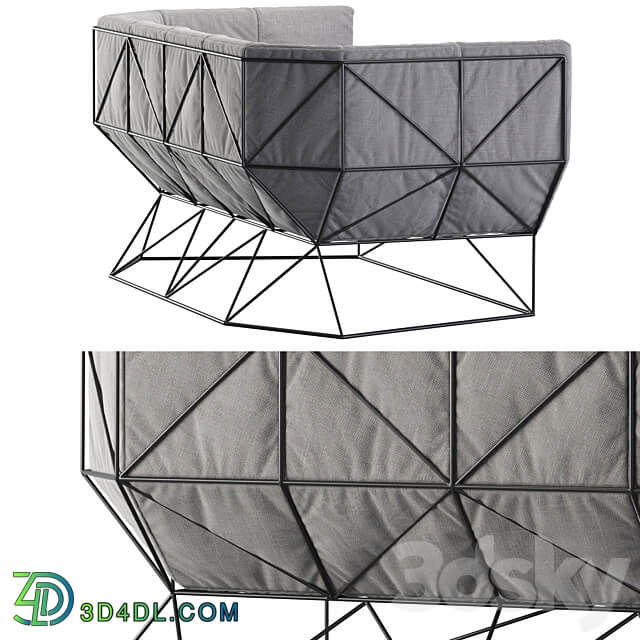 Sofa FOXHOLE spHaus 3D Models