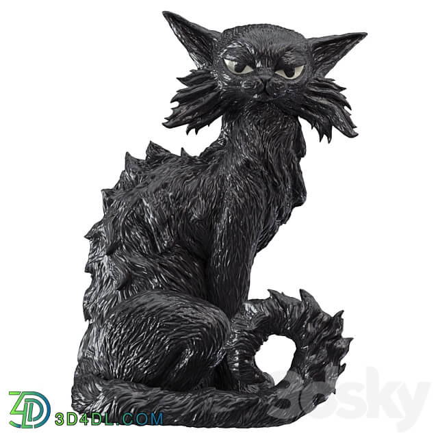 Figurine Cat Salem 3D Models