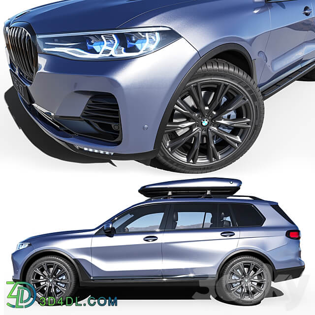 BMW X7 Travel 3D Models