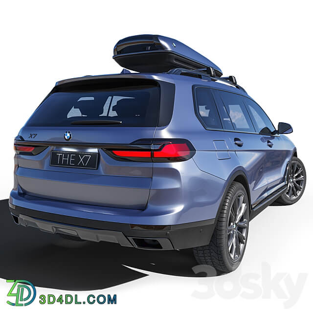 BMW X7 Travel 3D Models
