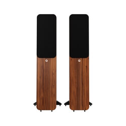 Dimensiva 3050i Walnut Floor Standing Speakers by Q Acoustics 