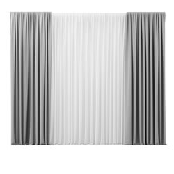 Dimensiva Aida Grey Curtain by Nya Nordiska 