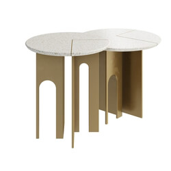 Dimensiva Arche Round Side Table By Paolo Castelli 