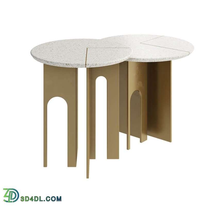 Dimensiva Arche Round Side Table By Paolo Castelli